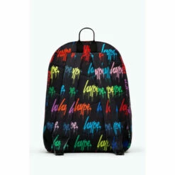 Hype. Black Wall Graffiti Drip Backpack -Hype Shop unnamed file 1855