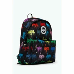 Hype. Black Wall Graffiti Drip Backpack -Hype Shop unnamed file 1856