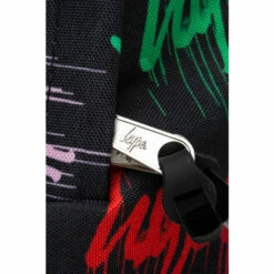 Hype. Black Wall Graffiti Drip Backpack -Hype Shop unnamed file 1857