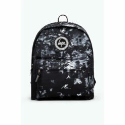 Hype. Black Mono Grunge Paint Backpack