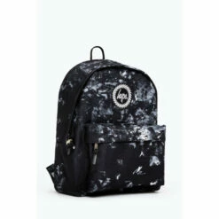 Hype. Black Mono Grunge Paint Backpack -Hype Shop unnamed file 1870
