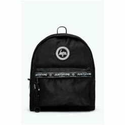 Hype Black Branded Backpack -Hype Shop unnamed file 1881