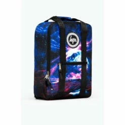 Hype. Purple Galaxy Space Boxy Backpack -Hype Shop unnamed file 1905