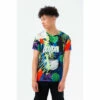 Hype. Boys Black Primary Scribble Script T-Shirt -Hype Shop unnamed file 193