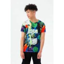 Hype. Boys Black Primary Scribble Script T-Shirt