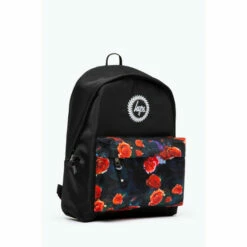 Hype. Black Rose Backpack -Hype Shop unnamed file 1958