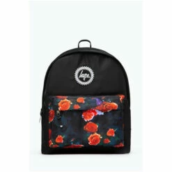 Hype. Black Rose Backpack -Hype Shop unnamed file 1961