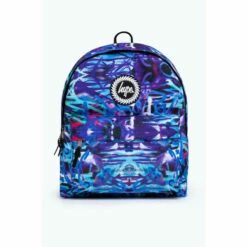 Hype. Blue Graffiti Backpack