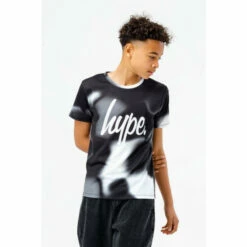 Hype. Boys Mono Spray Paint Script T-Shirt -Hype Shop unnamed file 201