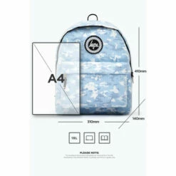 Hype. Tonal Grey Camo Grid Backpack -Hype Shop unnamed file 2028