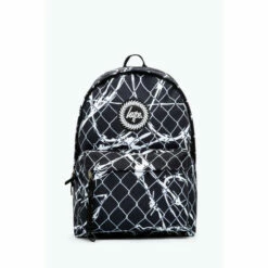 Hype Unisex Boys Black Fence Crest Backpack