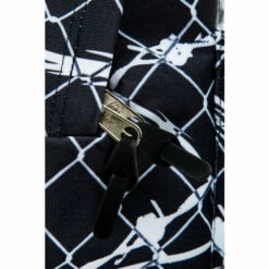 Hype Unisex Boys Black Fence Crest Backpack -Hype Shop unnamed file 2048