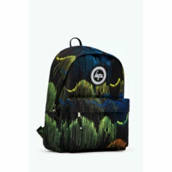 Hype. Black Dark Forest Wave Drip Backpack -Hype Shop unnamed file 2053