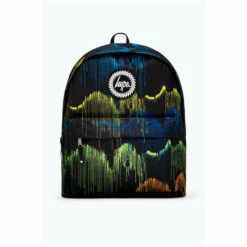 Hype. Black Dark Forest Wave Drip Backpack -Hype Shop unnamed file 2057