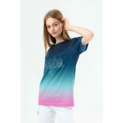 Hype. Pink Paradise Fade Glitter T-Shirt