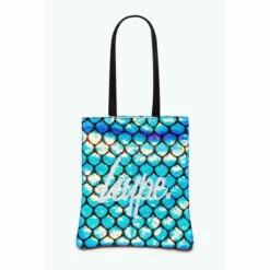 Hype. Blue Sequin Mermaid Tote Bag