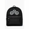 Hype. Black Three Badge Backpack -Hype Shop unnamed file 2093