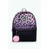 Hype. Pink Disco Leopard Fade Crest Backpack -Hype Shop unnamed file 2109