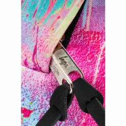 Hype. Unisex Pink Spray Drips Crest Backpack -Hype Shop unnamed file 2128