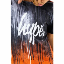 Hype. Orange Drips Script T-Shirt -Hype Shop unnamed file 214