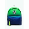 Hype. Lime Green Fade Crest Backpack -Hype Shop unnamed file 2140