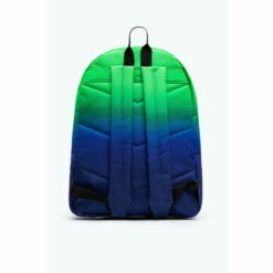 Hype. Lime Green Fade Crest Backpack -Hype Shop unnamed file 2142