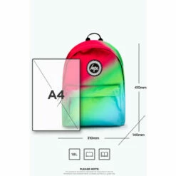 Hype Pink To Blue Fade Backpack -Hype Shop unnamed file 2154