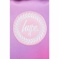 Hype. Pink Fade Holographic Pocket Crest Backpack -Hype Shop unnamed file 2217