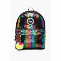 Hype. Orange Rainbow Snake Effect Backpack -Hype Shop unnamed file 2221
