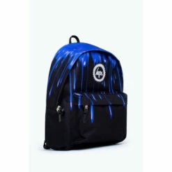 Hype. Blue Slime Drips Crest Backpack -Hype Shop unnamed file 2228