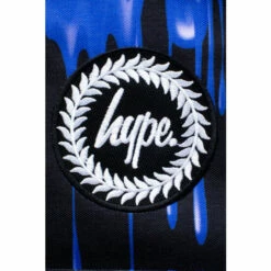 Hype. Blue Slime Drips Crest Backpack -Hype Shop unnamed file 2229