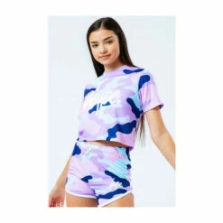 Hype. Purple Evie Camo Crop T-Shirt -Hype Shop unnamed file 226