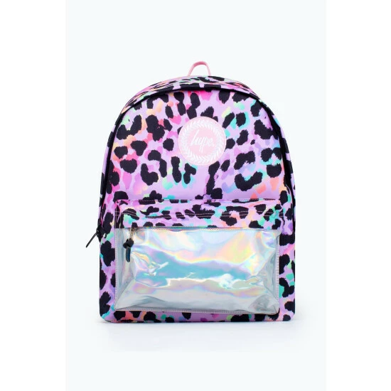 unnamed-file-2265.jpg Hype. Purple Rainbow Leopard Holographic Pocket Crest Backpack -Hype Shop unnamed file 2265