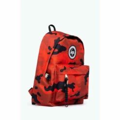 Hype. Red Camo Crest Backpack -Hype Shop unnamed file 2273