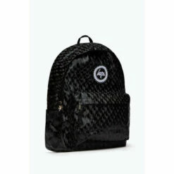 Hype. Unisex Black Steel Crest Backpack -Hype Shop unnamed file 2280