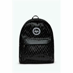 Hype. Unisex Black Steel Crest Backpack -Hype Shop unnamed file 2284