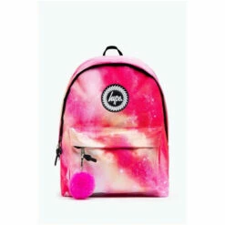 Hype Unisex Pink Galactics Crest Backpack -Hype Shop unnamed file 2298