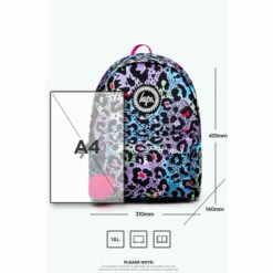 Hype Purple Crazy Leopard Backpack -Hype Shop unnamed file 2322