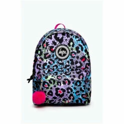 Hype Purple Crazy Leopard Backpack -Hype Shop unnamed file 2323