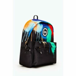 Hype. Black Graffiti Drip Backpack -Hype Shop unnamed file 2326