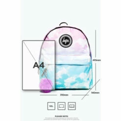 Hype. Blue Cloud Fade Backpack -Hype Shop unnamed file 2335