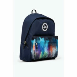 Hype. Blue Coloured Pocket Drip Backpack -Hype Shop unnamed file 2352