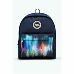 Hype. Blue Coloured Pocket Drip Backpack -Hype Shop unnamed file 2357