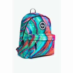 Hype. Orange/Green Out Of Space Marble Backpack -Hype Shop unnamed file 2360