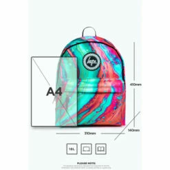 Hype. Orange/Green Out Of Space Marble Backpack -Hype Shop unnamed file 2361