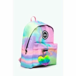 Hype. Pink Iridescent Marble Backpack -Hype Shop unnamed file 2368