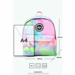 Hype. Pink Iridescent Marble Backpack -Hype Shop unnamed file 2369