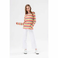 Hype. Girls Pink Rainbow Long Sleeve T-Shirt -Hype Shop unnamed file 238