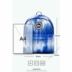 Hype. Royal Blue Single Drip Backpack -Hype Shop unnamed file 2386