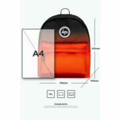 Hype. Orange Gradient Backpack -Hype Shop unnamed file 2454